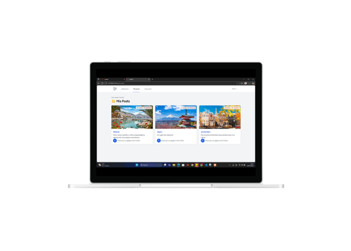 Imagen del proyecto Blog con Laravel